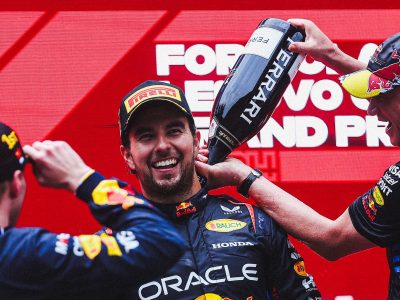 "Checo" Pérez es tercer lugar en el GP de China
