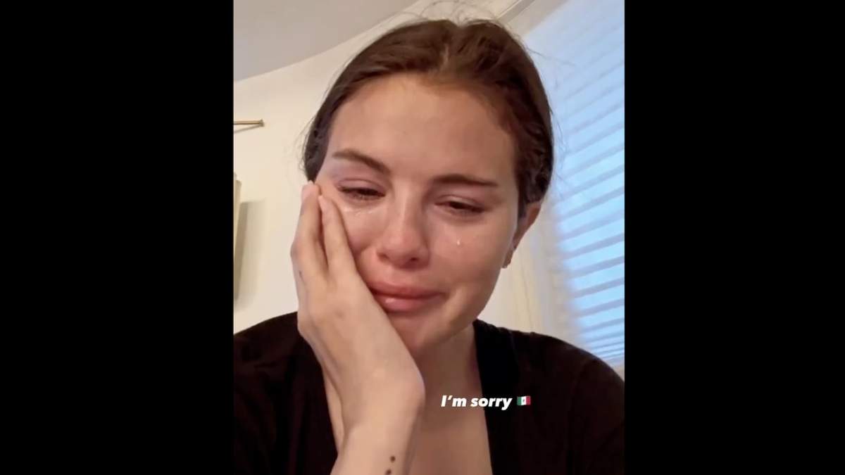Selena Gomez en el video publicado en su cuenta de Instagram