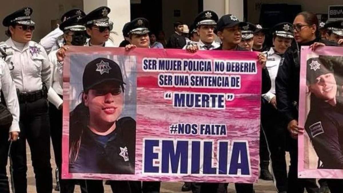 La protesta de policías de Culiacán