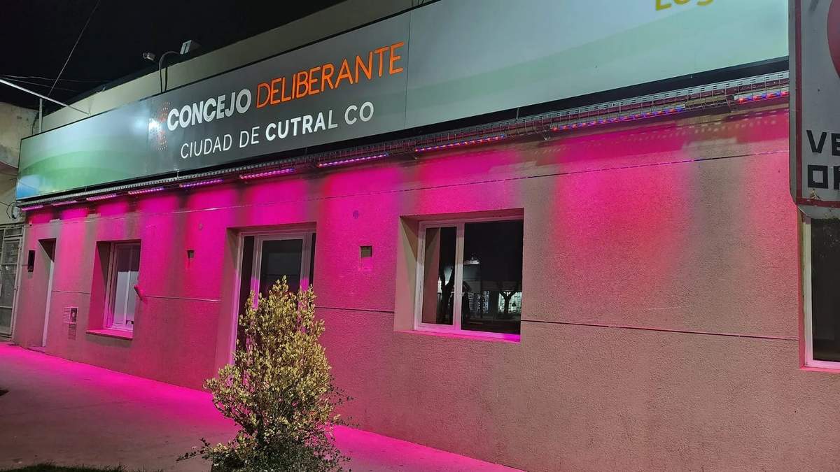Concejo Deliberante de Cutral Co. Fuente: (Facebook)