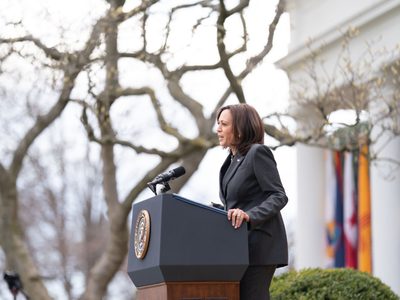 Arrestan a un hombre con un fusil en su vehículo frente a la residencia oficial de Kamala Harris