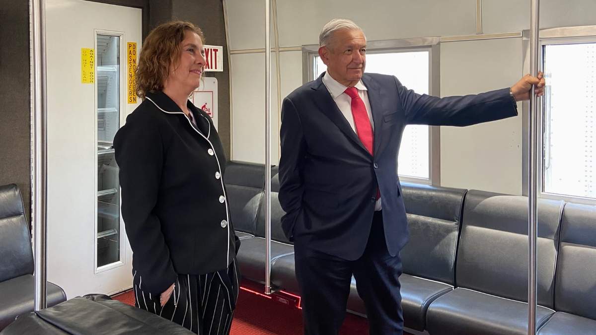 López Obrador está, junto con Beatriz Gutiérrez-Müller, en Estados Unidos