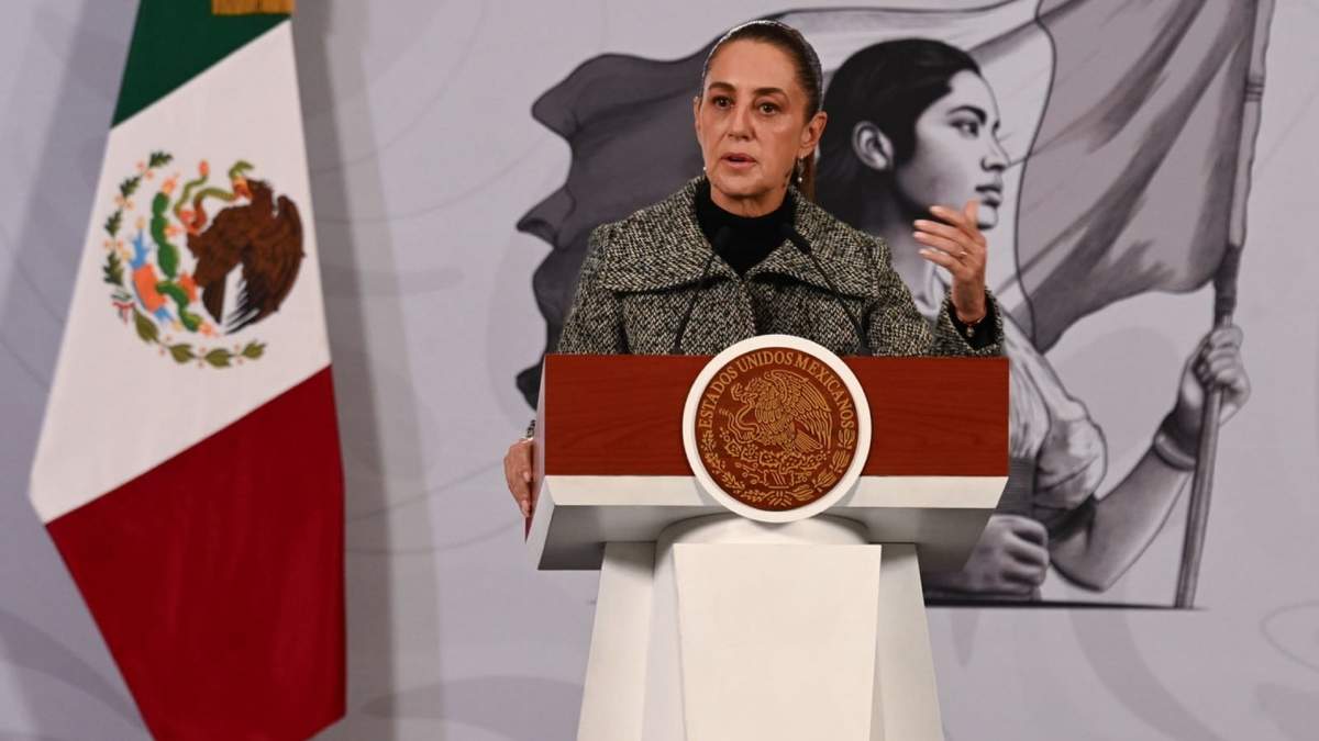 La presidenta Claudia Sheinbaum