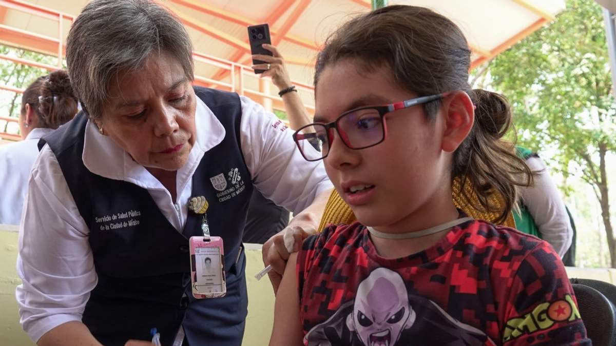 Vacunas contra sarampión en CDMX