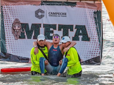 Arriesgan la vida de nadadores en Campeche; el gobierno de Layda Sansores lo minimiza