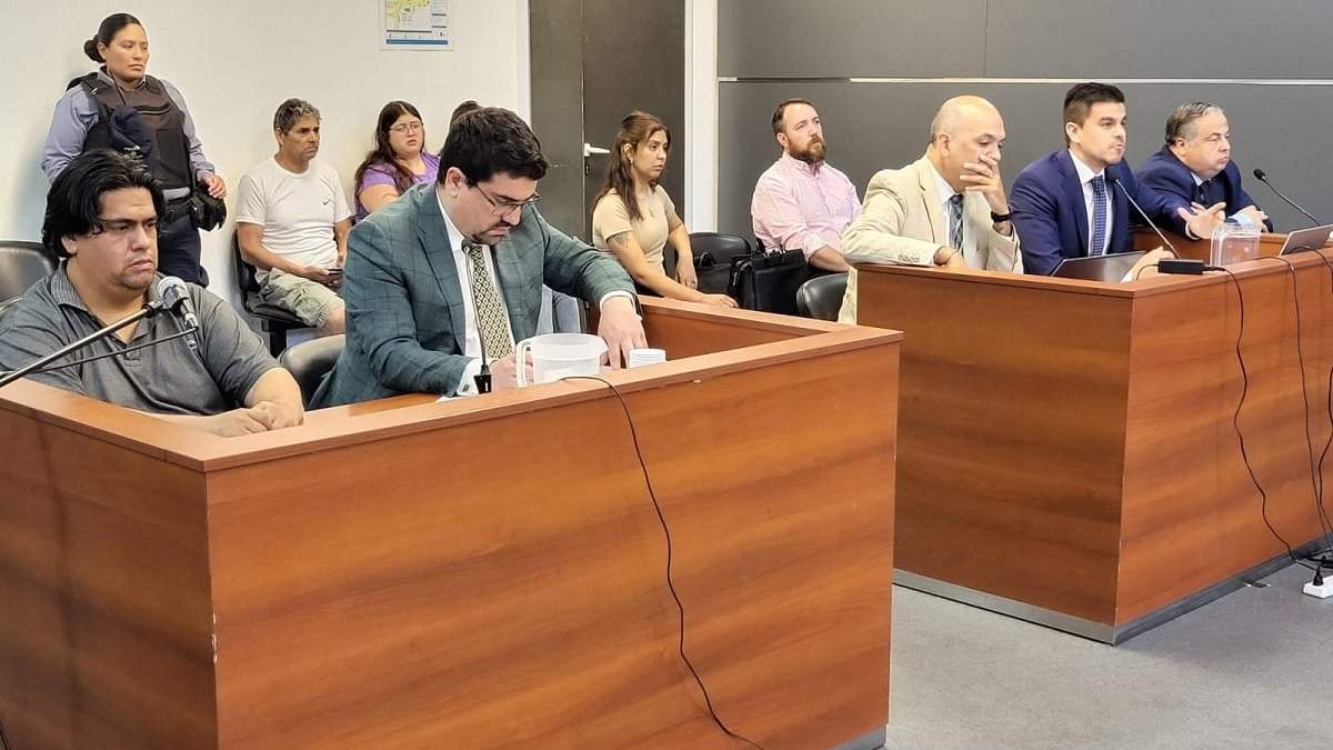 Horacio Espinoza durante la audiencia de formulación de cargos. Fuente: (MPFRN)