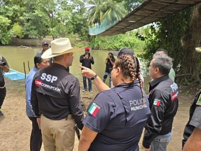 Hallan cinco cadáveres torturados y maniatados en río de la frontera con Guatemala