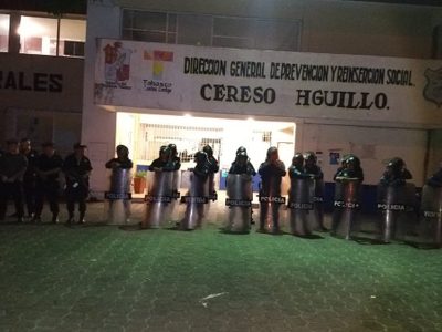 Riña al interior del Cereso de Huimanguillo deja un muerto y un herido