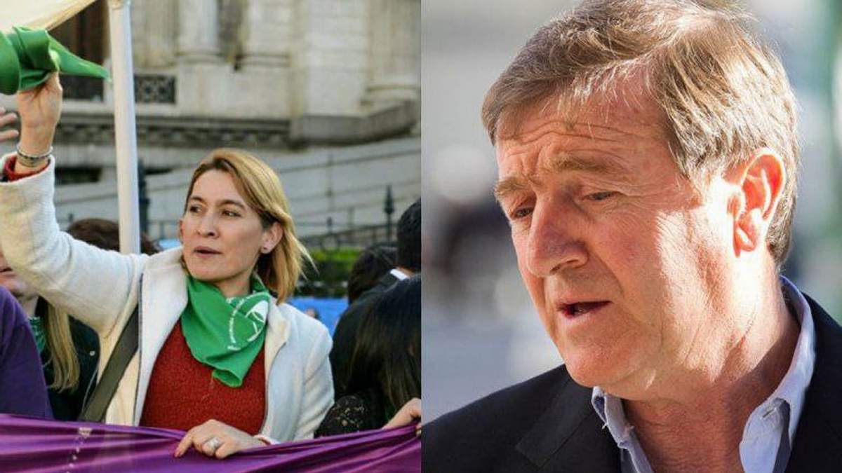 Lorena Matzen y Aníbal Tortoriello. Fuente: (Twitter)