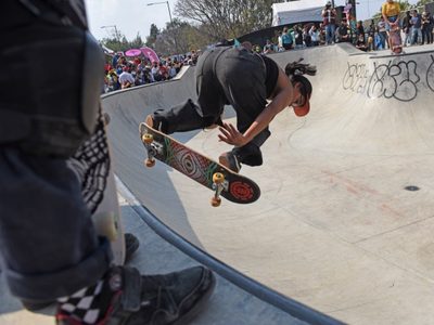 En Chapultepec se inauguró el Parque de Cultura Urbana (Parcur), un espacio para “skaters”