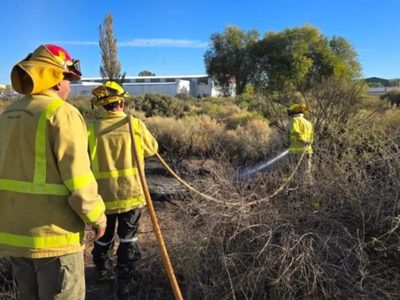 Investigan incendios intencionales en un predio cercano al cementerio de Centenario