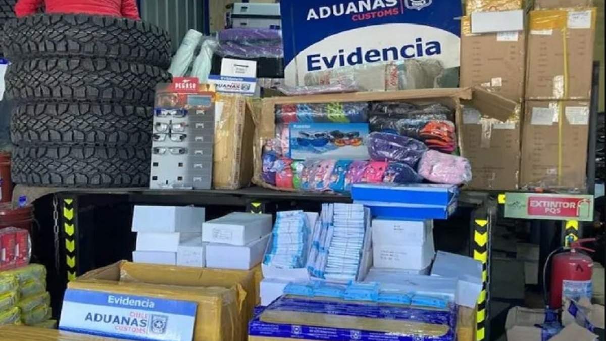 La mercadería que pretendían ingresar de contrabando, fue valuada en 50 mil dólares. Fuente: (RSM)