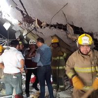 Derrumbe en centro cristiano de Tabasco deja 18 heridos