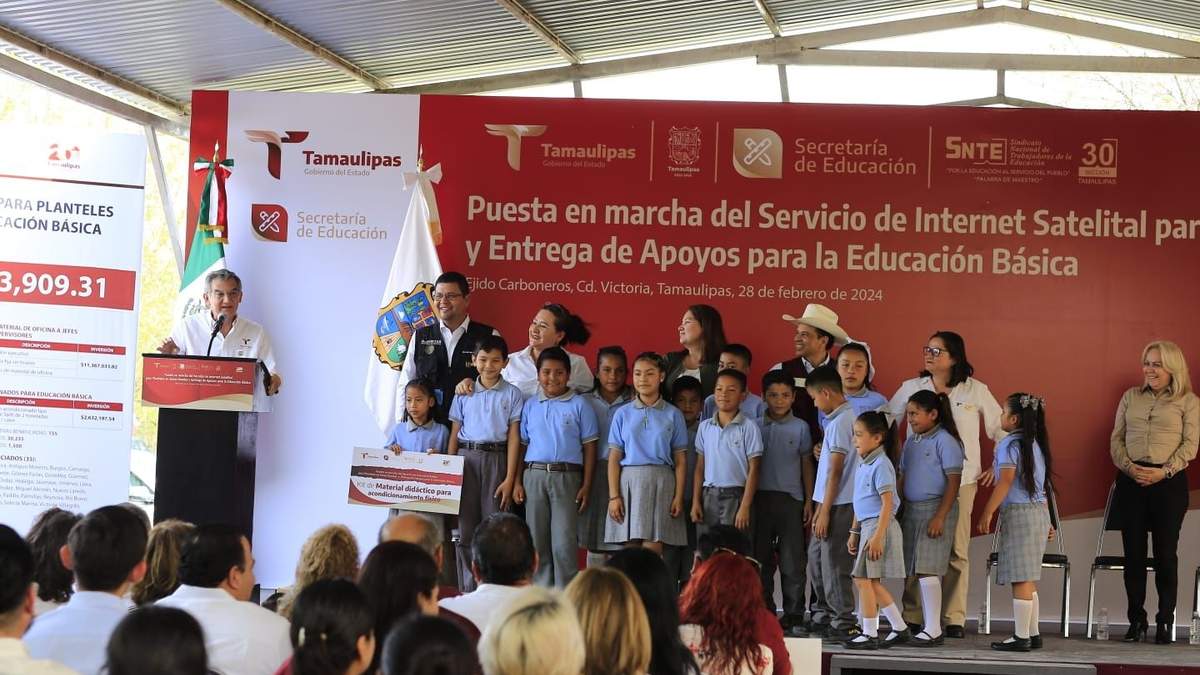 Américo pone en marcha internet satelital para escuelas de zonas rurales