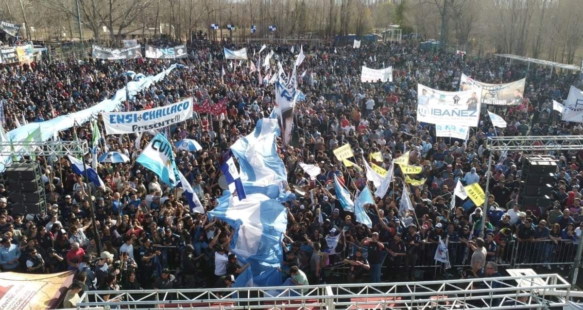 Asamblea del Sindicato de Petroleros Privados. Fuente: (Facebook)