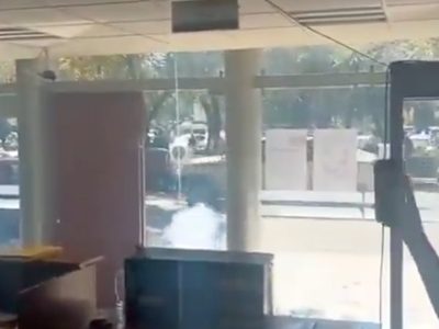 Detonan petardo en las oficinas del TSJCDMX en medio de protestas y paro de trabajadores (Video)