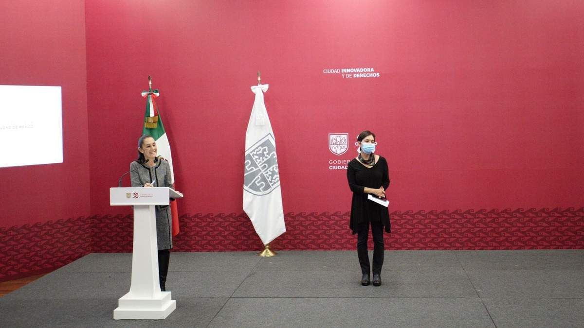 La jefa de gobierno, Claudia Sheinbaum en rueda de prensa