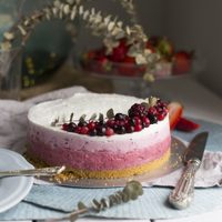 Torta helada de yogur y frutos rojos: fácil, deliciosa y liviana, la receta perfecta para comer sin culpas