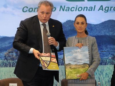 Esta es la propuesta de Sheinbaum al Consejo Nacional Agropecuario para combatir la extorsión