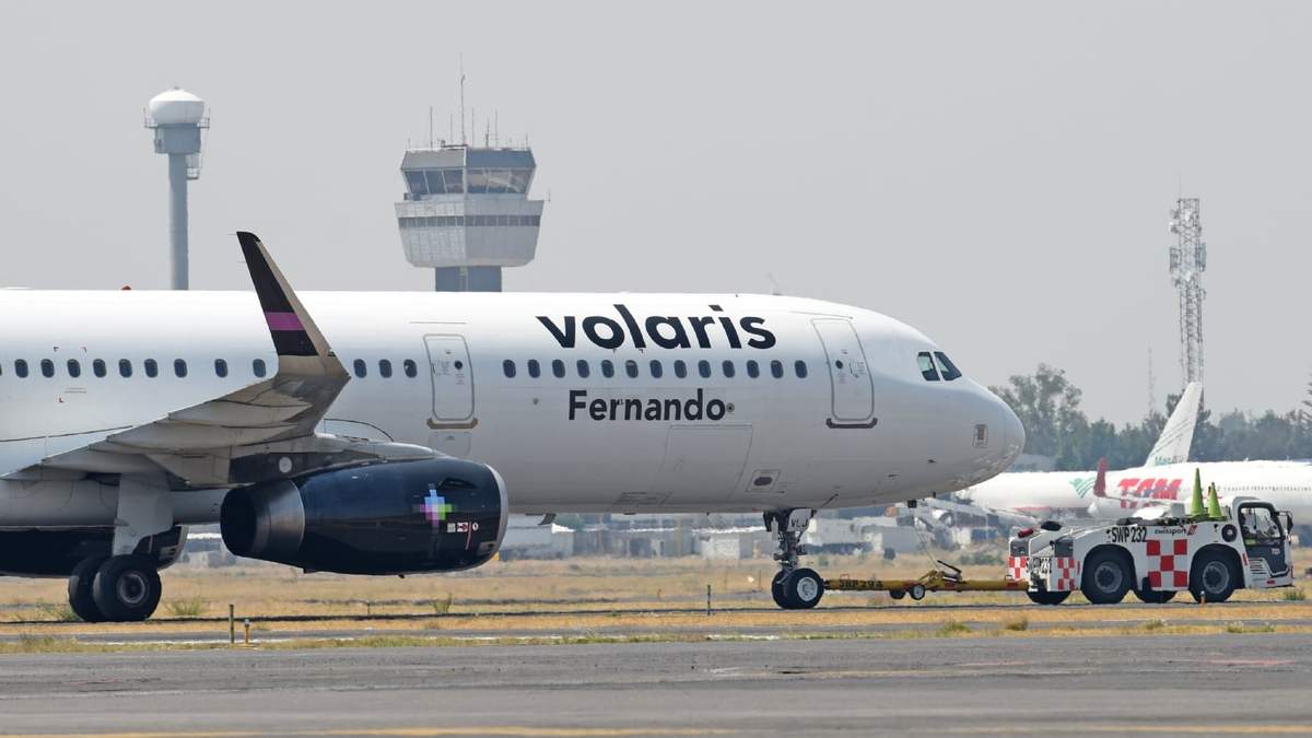 Un avión de Volaris