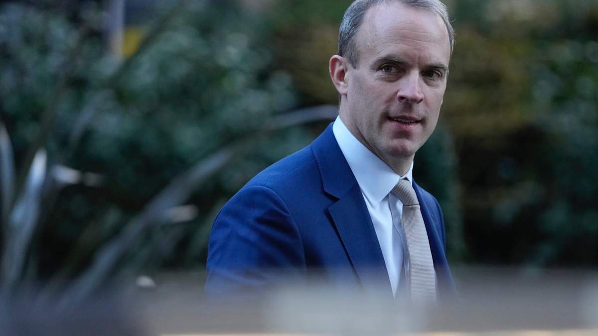El viceprimer ministro británico Dominic Raab