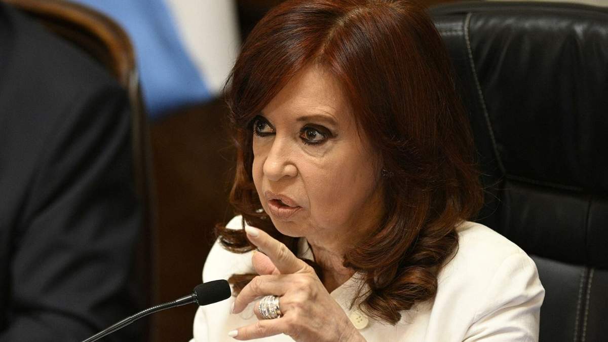 La vicepresidenta Cristina Kirchner. Fuente: (Twitter)