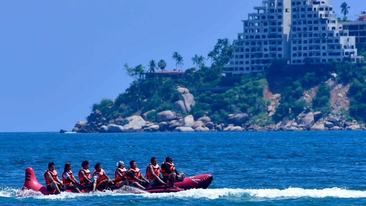 Turismo veraniego en Acapulco