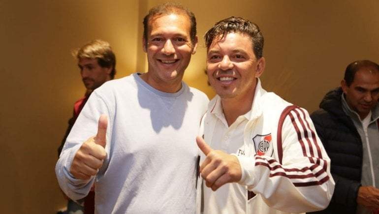 Omar Gutiérrez junto a Gallardo Fuente:(Twitter)