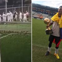Rivales dan brutal golpiza a futbolista colombiano en Texcoco; está en coma (Video)