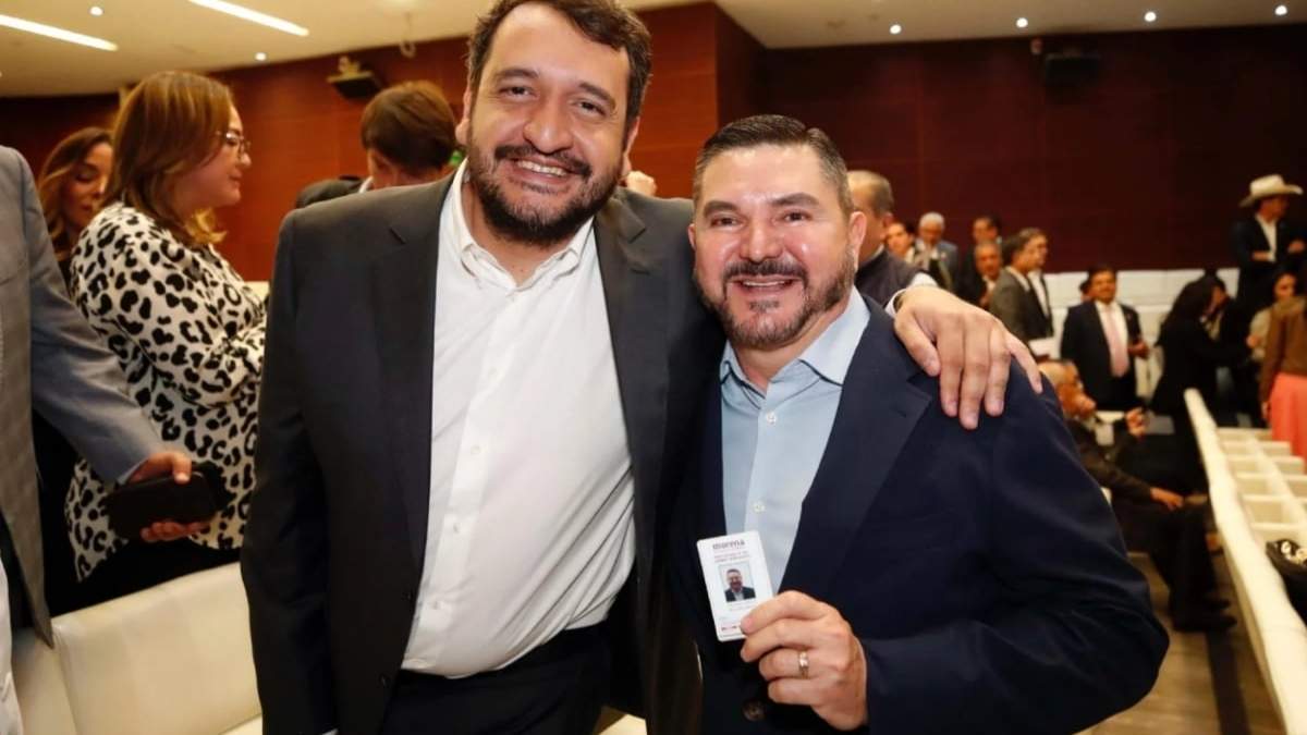 Andrés Manuel López Beltrán y Nicolás Bellizia Aboaf