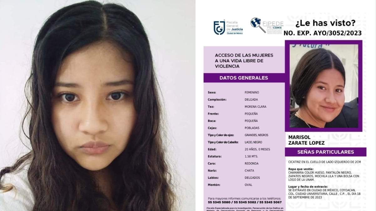 Marisol Zárate López, desaparecida