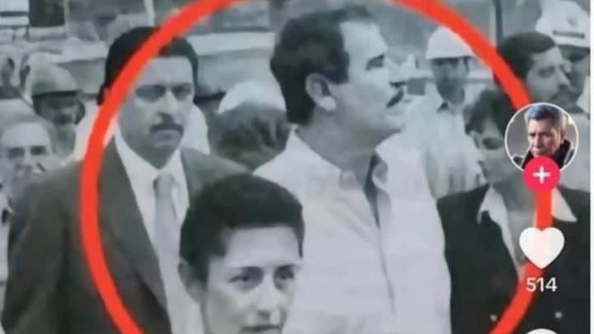 La fotografía editada publicada por Vicente Fox