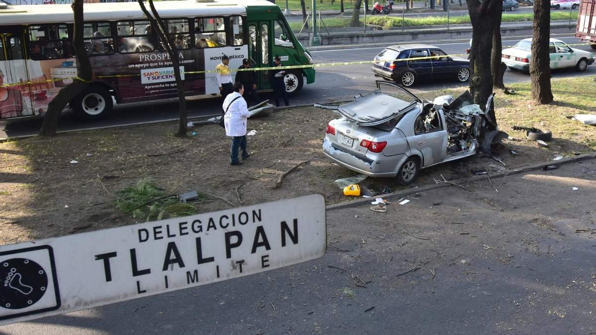 Accidente en calles de la CDMX