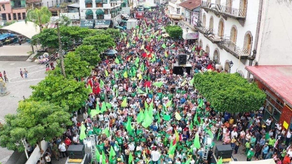 Militantes del PVEM en SLP