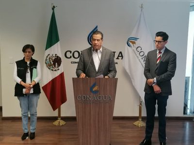 No estamos entregando agua de México, porque el agua es de la nación: Roberto Velasco