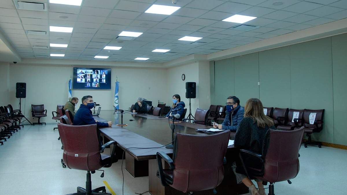 Comisión de Hacienda, Presupuesto, Cuentas y Obras Públicas del Neuquén. Fuente: (Twitter)