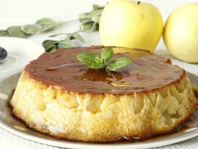 Flan de manzana: con pocos ingredientes, salvá el postre del finde con esta receta deliciosa