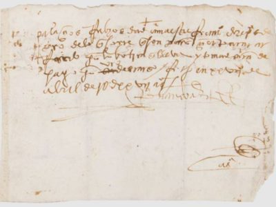 Estados Unidos devuelve a México un manuscrito de Hernán Cortés