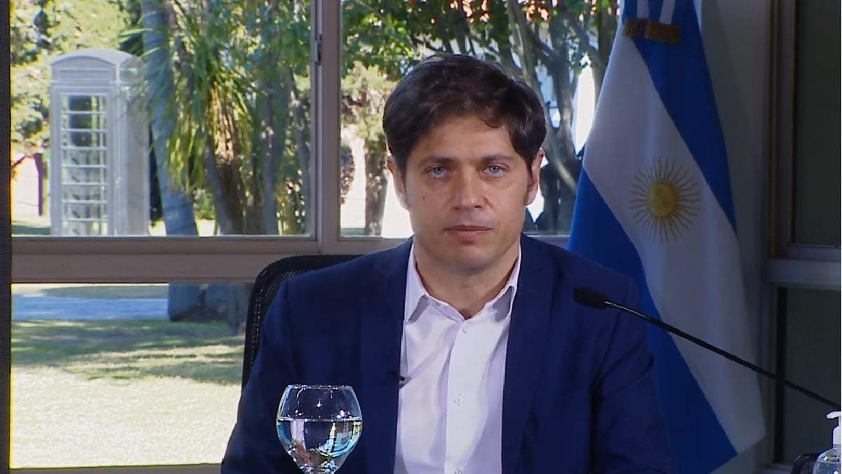 Axel Kicillof, gobernador bonaerense. Fuente: (Twitter)