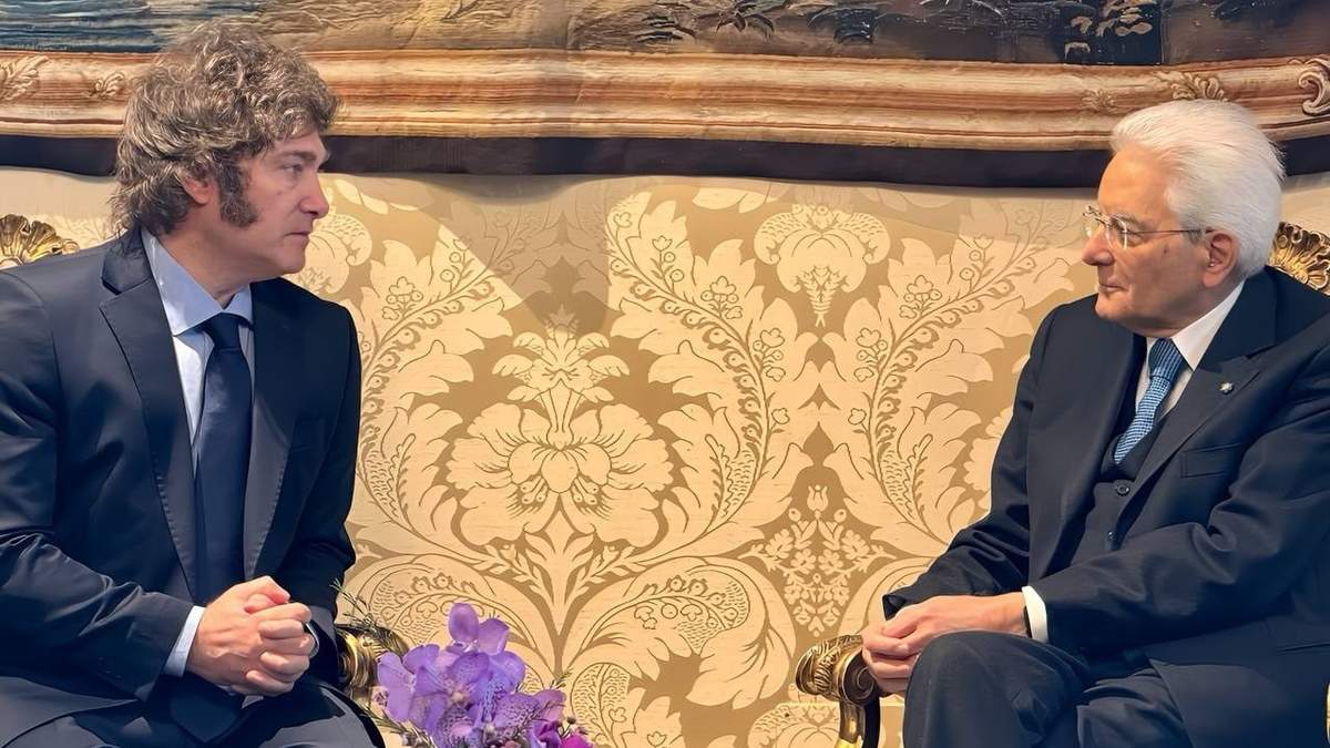 Javier Milei busca reforzar el vínculo con Italia. Fuente: (Twitter)