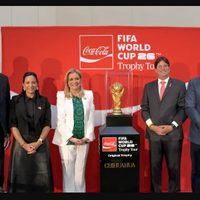 Gobernadora de Chihuahua da la bienvenida al Trofeo de la Copa Mundial de la FIFA 2026