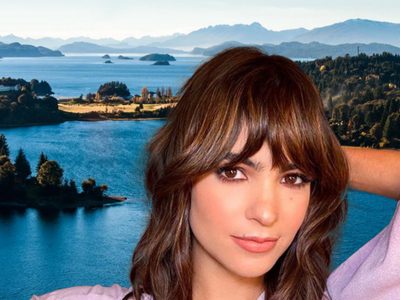 A la vera del Nahuel Huapi, Agustina Cherri disfrutó de unas vacaciones familiares