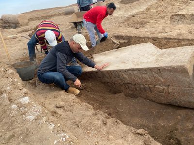Un antiguo templo de Zeus fue desenterrado en Egipto