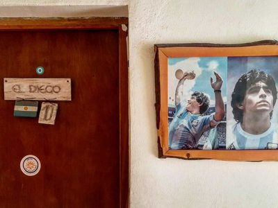 Un hotel en la India decidió ser museo y honrar a Maradona