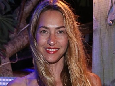 Andrea Bursten brilló con la paleta de colores del otoño y un outfit totalmente desafiante