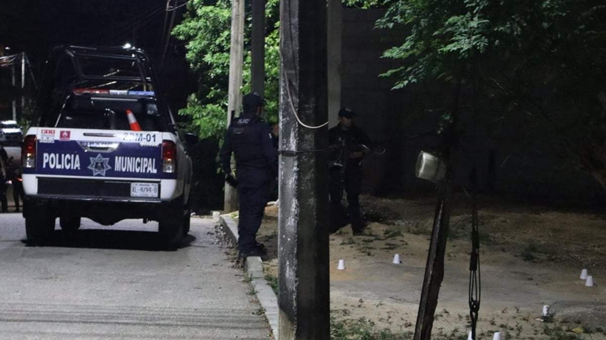 El sitio del ataque en Sayula de Alemán