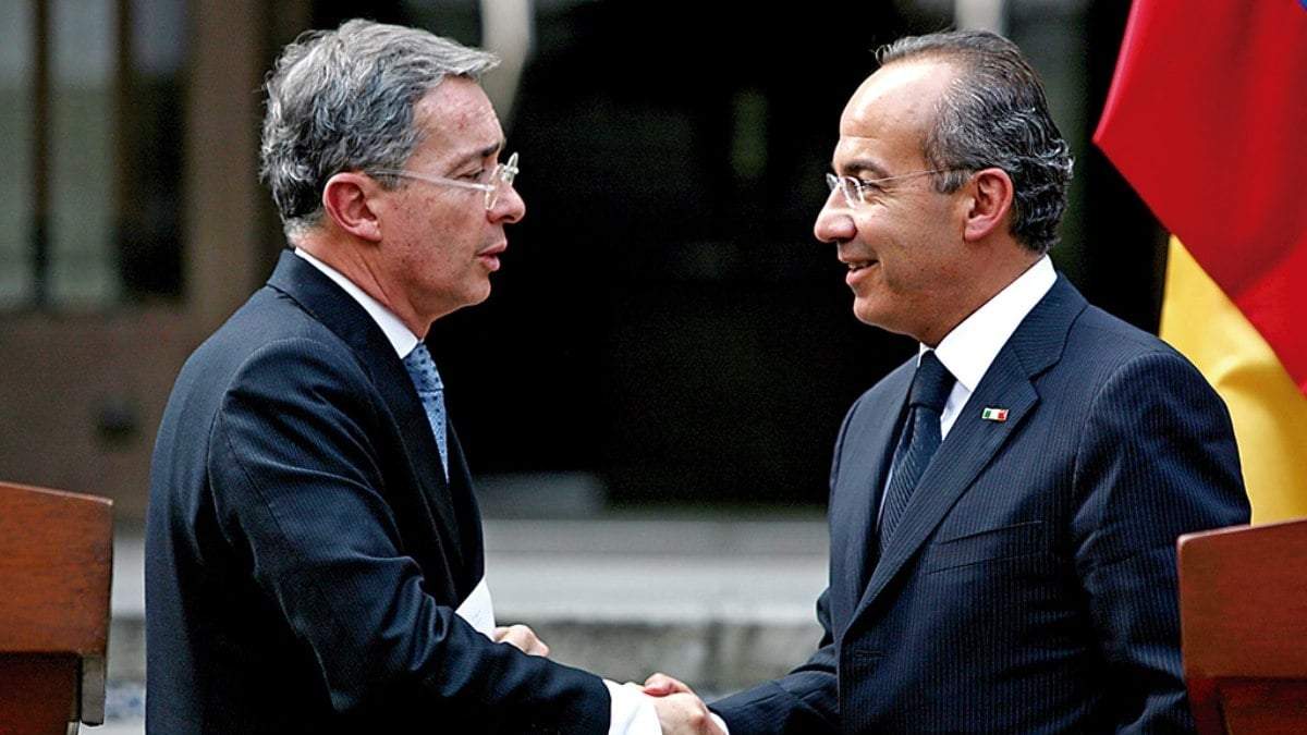 Calderón y Uribe en México