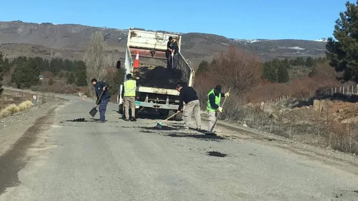 Trabajos sobre la Ruta provincial 11. Fuente (LMNeuquén)