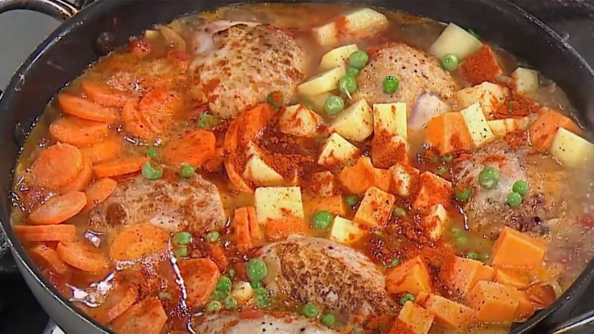 Cazuela de pollo. Fuente: (Instagram)