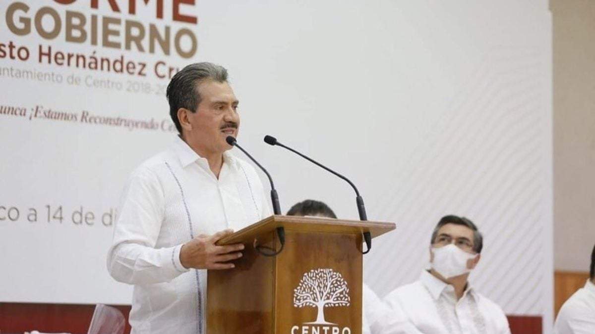 El alcalde del municipio de Centro, Tabasco, Evaristo Hernández Cruz